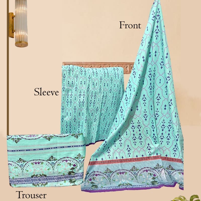 2 Piece Unstitched Lawn (BZ-01-115)