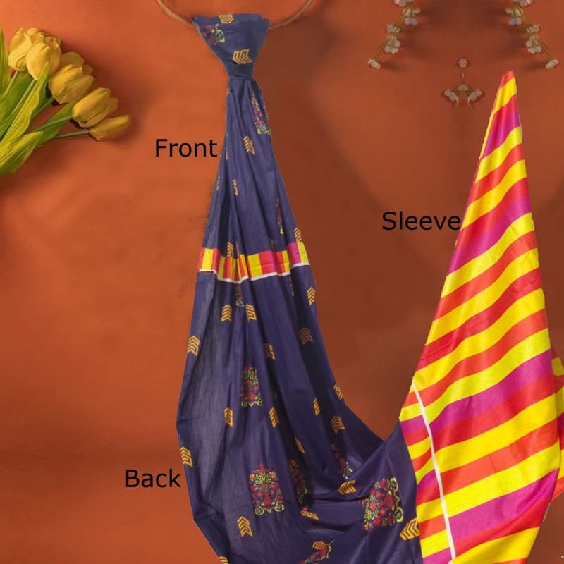 Digital Unstitched Lawn Shirts (BZ-01-207)