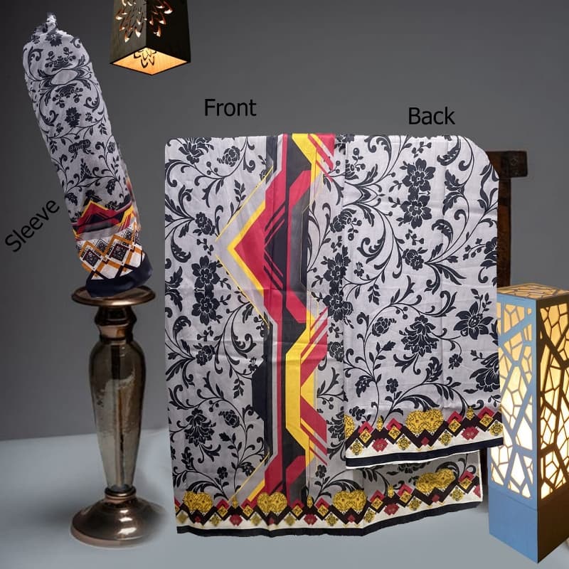 Digital Unstitched Lawn Shirts (BZ-01-204)