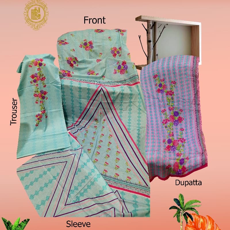 Printed Lawn Suite (BZ- 02-108)