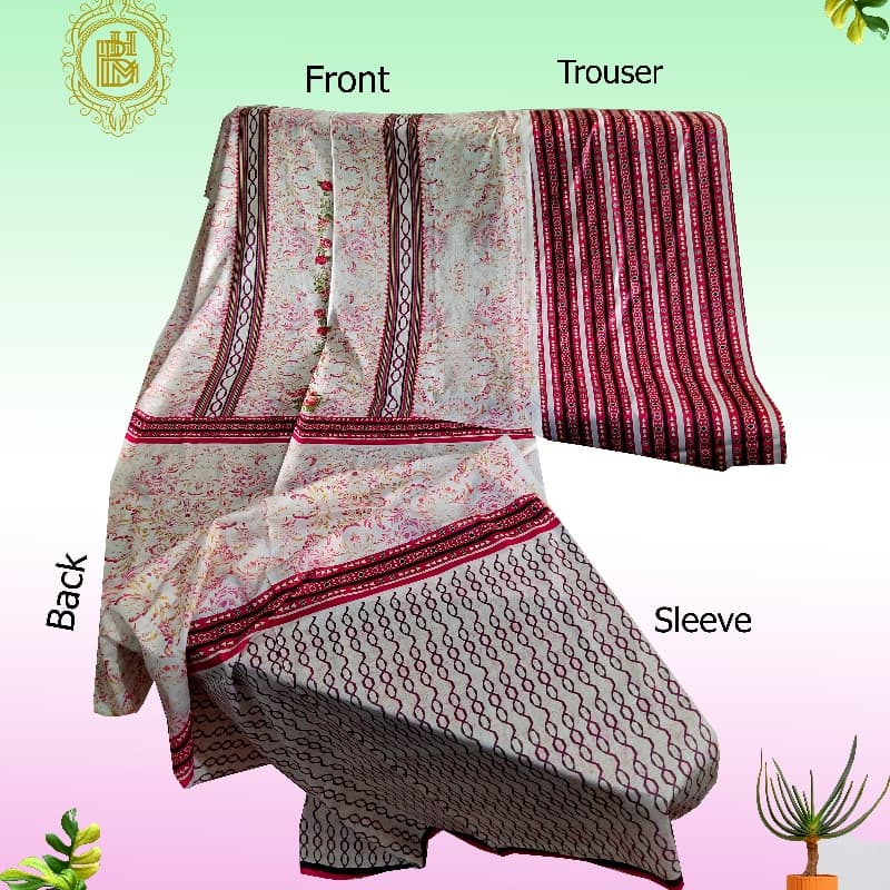 Printed Lawn Dress (BZ-02-114)