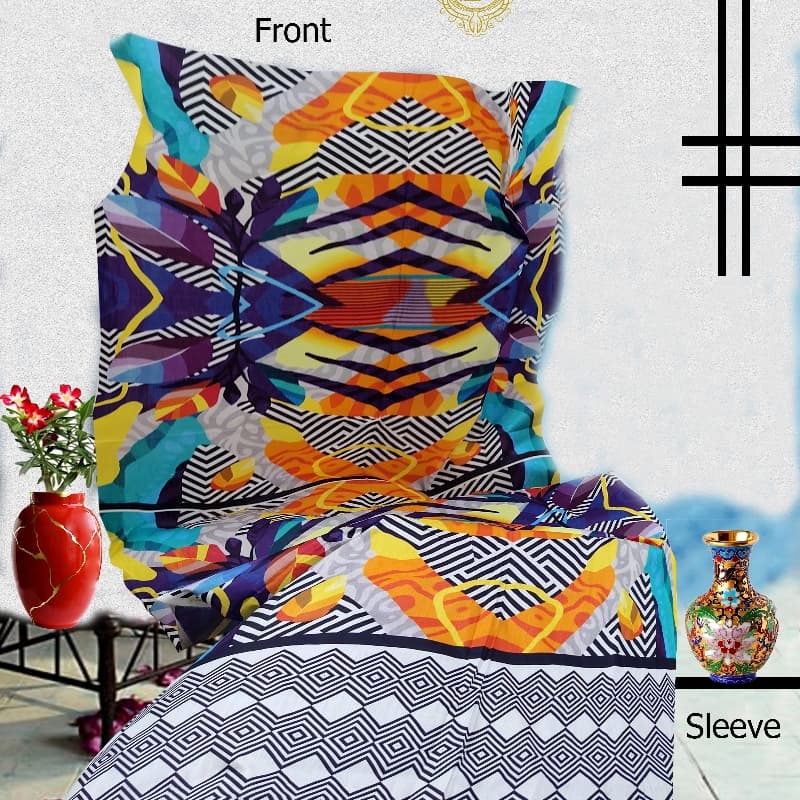 Digital Unstitched Lawn Shirts (BZ-02-201)